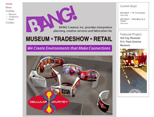 Tablet Screenshot of bangcreative.com